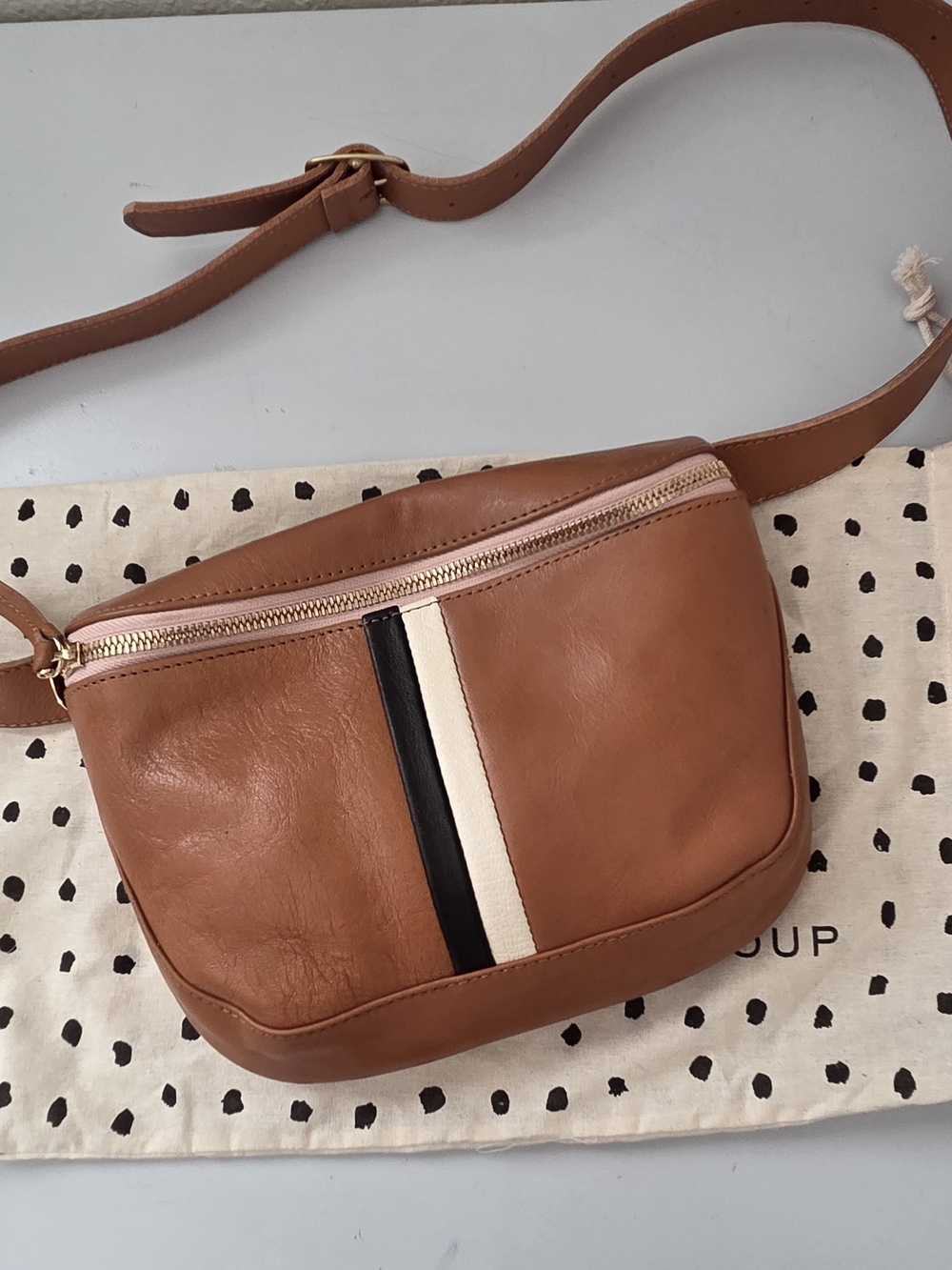 Clare V. Leather Fanny Pack / Belt Bag